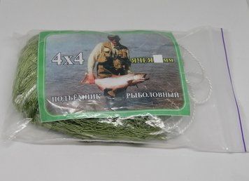 Полотно на павук рибальський нитка 4 на 4 м осередок 25 мм 2496651325 фото