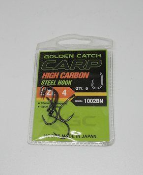 Крючки Golden Catch Carp 1002 BN N&deg;4 1959148722 фото